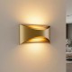 Searchlight-22023GO - Leon - Gold Up & Down LED Wall Lamp