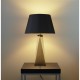 Searchlight-2213GO - Maldron - Gold Table Lamp with Black & Gold Shade
