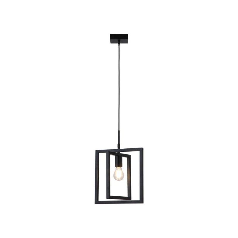 Searchlight-23203BK - Plaza - Matt Black Pendant