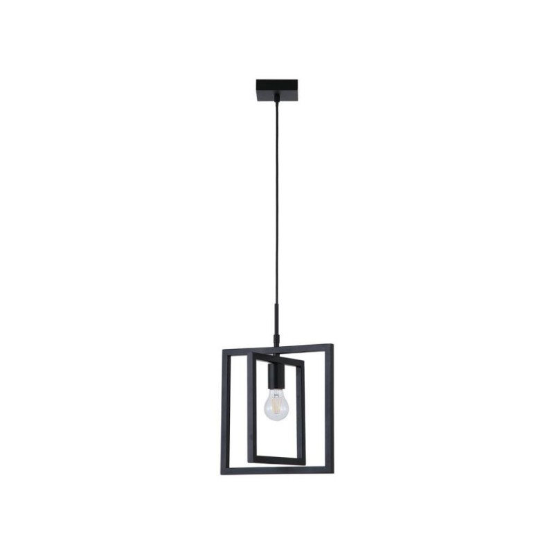 Searchlight-23203BK - Plaza - Matt Black Pendant