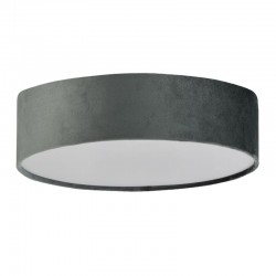 Drum - Grey Velvet 2 Light Flush