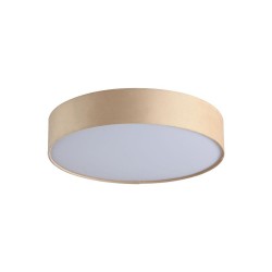 Drum - Champagne Velvet 3 Light Flush