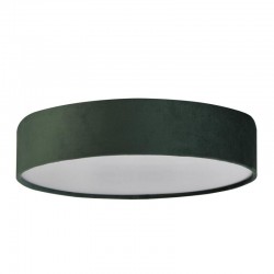 Drum - Green Velvet 3 Light Flush