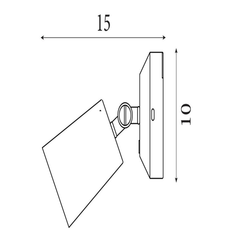 Searchlight-23340GO - Cone - Gold USB Rechargeable LED Wall Lamp