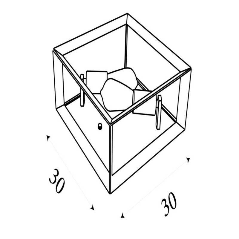 Searchlight-2412-2SI - Heaton - Brushed Silver & Gold 2 Light Flush