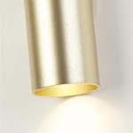 Cyls - Gold Up & Down Wall Lamp