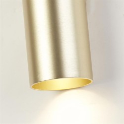 Cyls - Gold Up & Down Wall Lamp