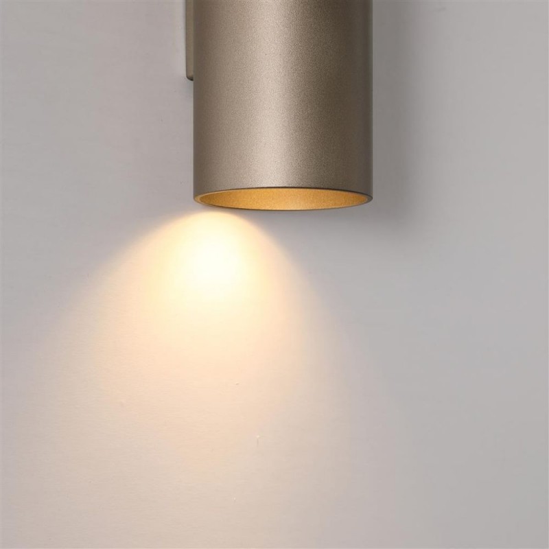 Searchlight-24125LT - Cyls - Latte Up & Down Wall Lamp