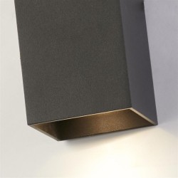 Don - Black Up & Down Square Wall Lamp