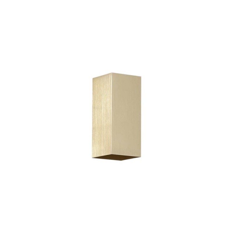Searchlight-24126GO - Don - Gold Up & Down Square Wall Lamp