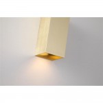Don - Gold Up & Down Square Wall Lamp