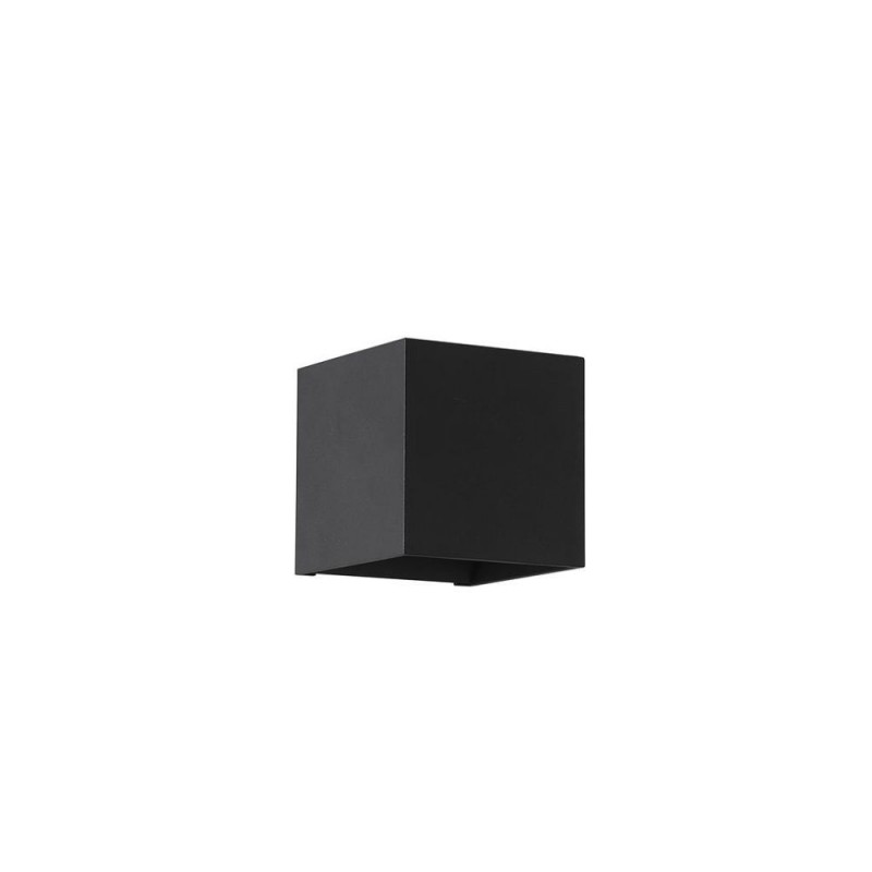 Searchlight-24127BK - Newton - Black Up & Down Square Wall Lamp