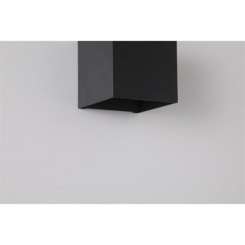 Searchlight-24127BK - Newton - Black Up & Down Square Wall Lamp