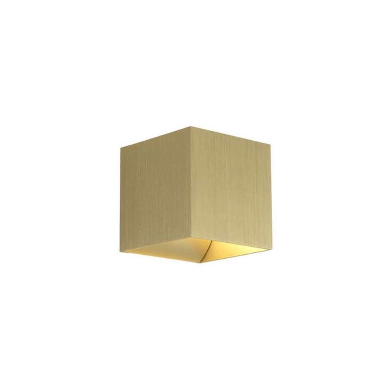 Searchlight-24127GO - Newton - Gold Up & Down Square Wall Lamp