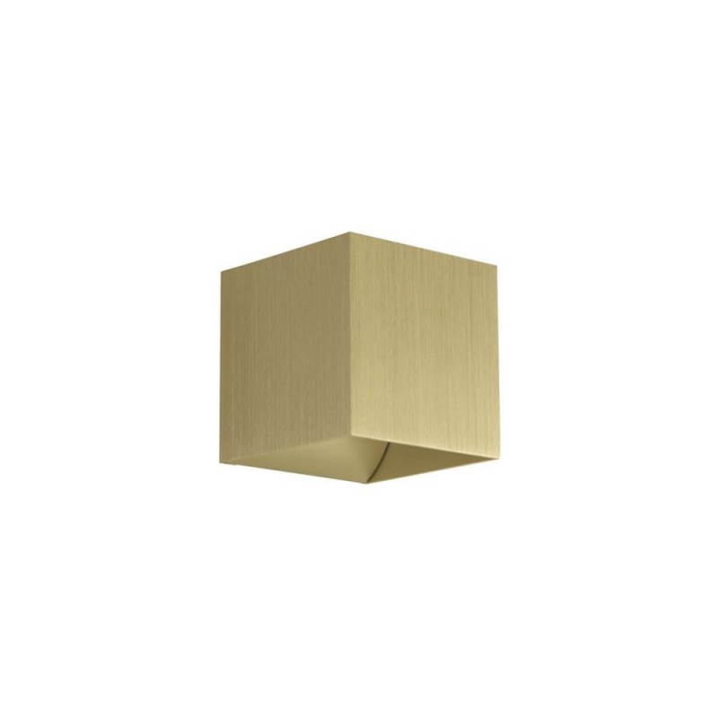 Searchlight-24127GO - Newton - Gold Up & Down Square Wall Lamp