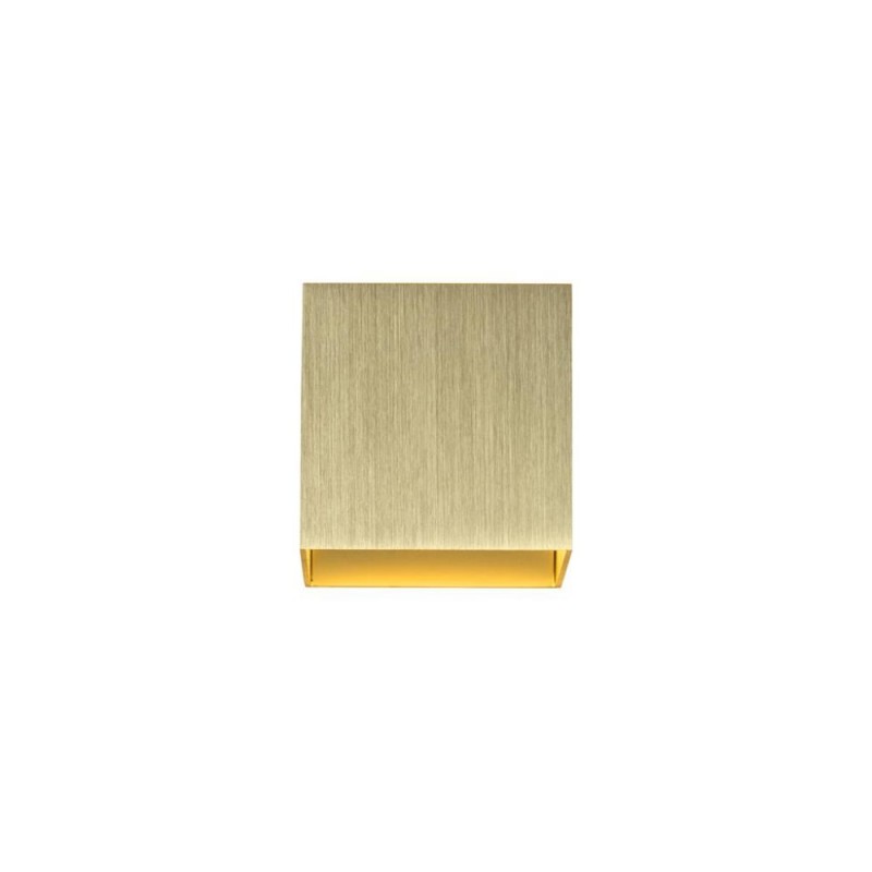 Searchlight-24127GO - Newton - Gold Up & Down Square Wall Lamp