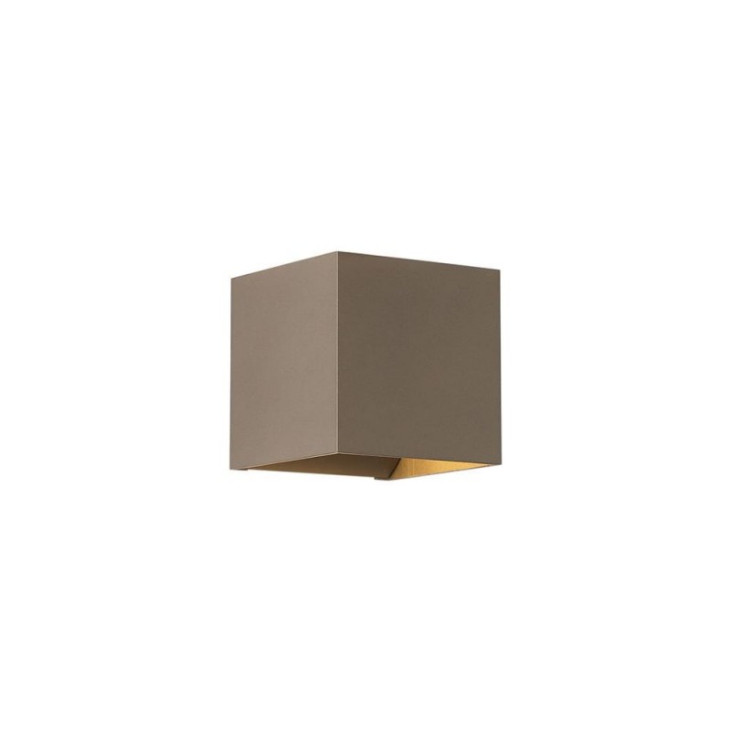 Searchlight-24127LT - Newton - Latte Up & Down Square Wall Lamp