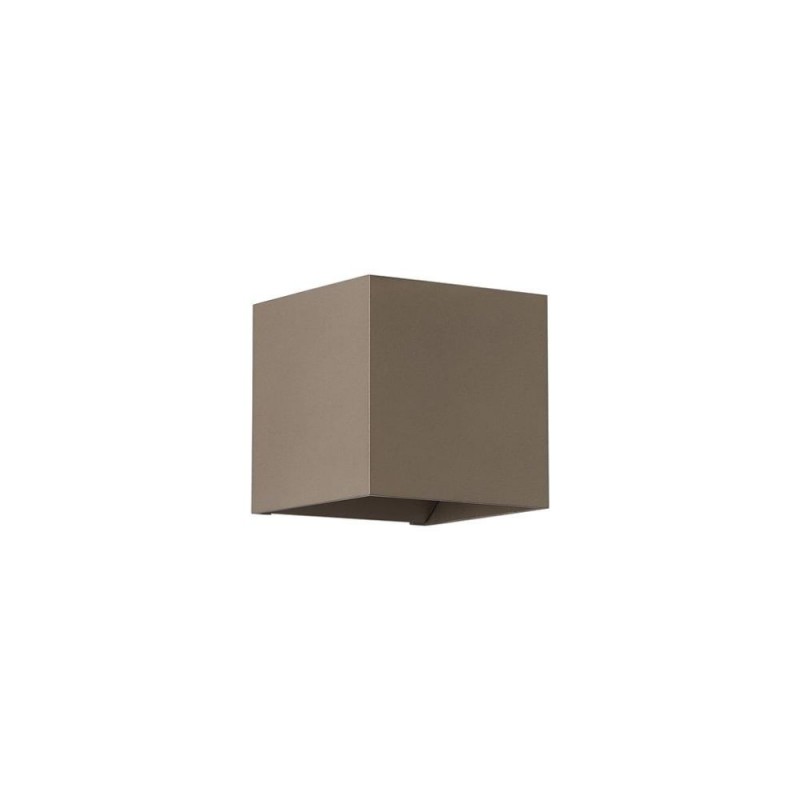 Searchlight-24127LT - Newton - Latte Up & Down Square Wall Lamp