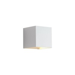 Newton - White Up & Down Square Wall Lamp