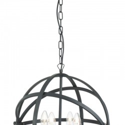 Orbit - Matt Black 4 Light Spherical Cage Pendant Orbit - Matt Black 4 Light Spherical Cage Pendant