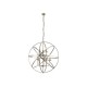 Searchlight-2478-8AB - Orbit - Antique Brass 8 Light Spherical Cage Pendant