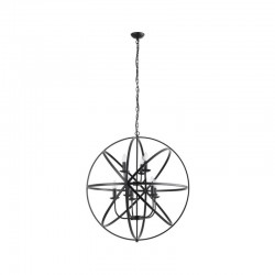 Orbit - Matt Black 8 Light Spherical Cage Pendant Orbit - Matt Black 8 Light Spherical Cage Pendant