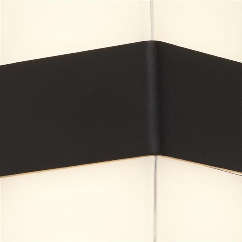 Searchlight-25122-2BK - Pittsburgh - Black LED Wall Lamp with Clear & White Diffuser