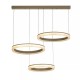 Searchlight-25133-3SA - Lumen - Sand CCT over Island Fitting with Clear Diffuser
