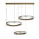 Searchlight-25133-3SA - Lumen - Sand CCT over Island Fitting with Clear Diffuser