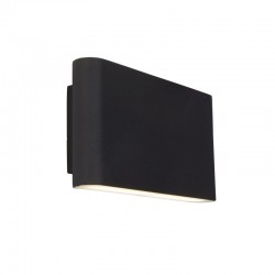 Maples - Outdoor Black & Frosted LED Wall Lamp Maples - Outdoor Black & Frosted LED Wall Lamp