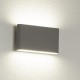 Searchlight-2562GY - Maples - Outdoor Grey & Frosted LED Wall Lamp