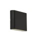 Searchlight-2572BK - Stratford - Sand Black Up&Down Wall Lamp