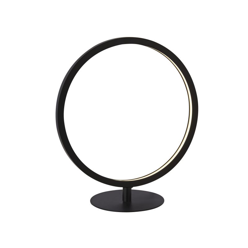 Table & Floor Lamp - Cirque - LED Matt Black Table Lamp Searchlight-25771-1BK - Cirque - LED Matt Black Table Lamp