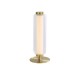 Searchlight-26251SB - Mod - Satin Brass LED Table Lamp with Ribbed Glass