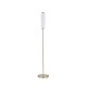 Searchlight-26252SB - Mod - Satin Brass LED Floor Lamp with Ribbed Glass