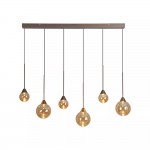 Opus Lux - Bronze CCT over Island Fitting with Amber Glass