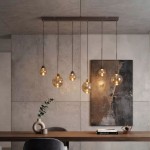 Opus Lux - Bronze CCT over Island Fitting with Amber Glass