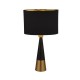 Searchlight-2743BGO - Chloe - Black & Gold with Antique Copper Table Lamp
