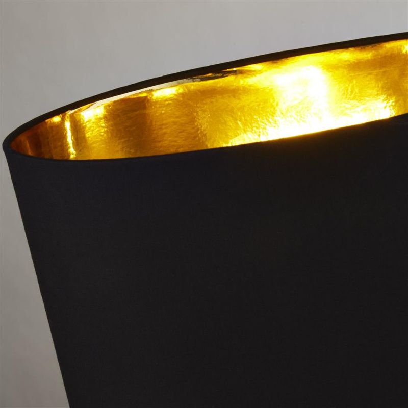 Searchlight-2743BGO - Chloe - Black & Gold with Antique Copper Table Lamp