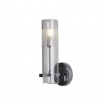 Scope - Bathroom Chrome Wall Lamp with Clear Glass