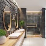 Scope - Bathroom Satin Brass Wall Lamp with Clear Glass