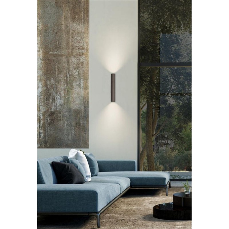 Searchlight-28125LT - Beacons - Latte Up & Down Wall Lamp