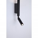 Architect - Black LED Wall Lamp with Reading Arm