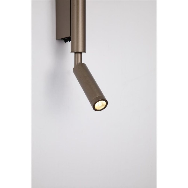 Searchlight-28127LT - Architect - Latte LED Wall Lamp with Reading Arm