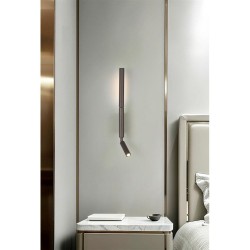 Architect - Latte LED Wall Lamp with Reading Arm