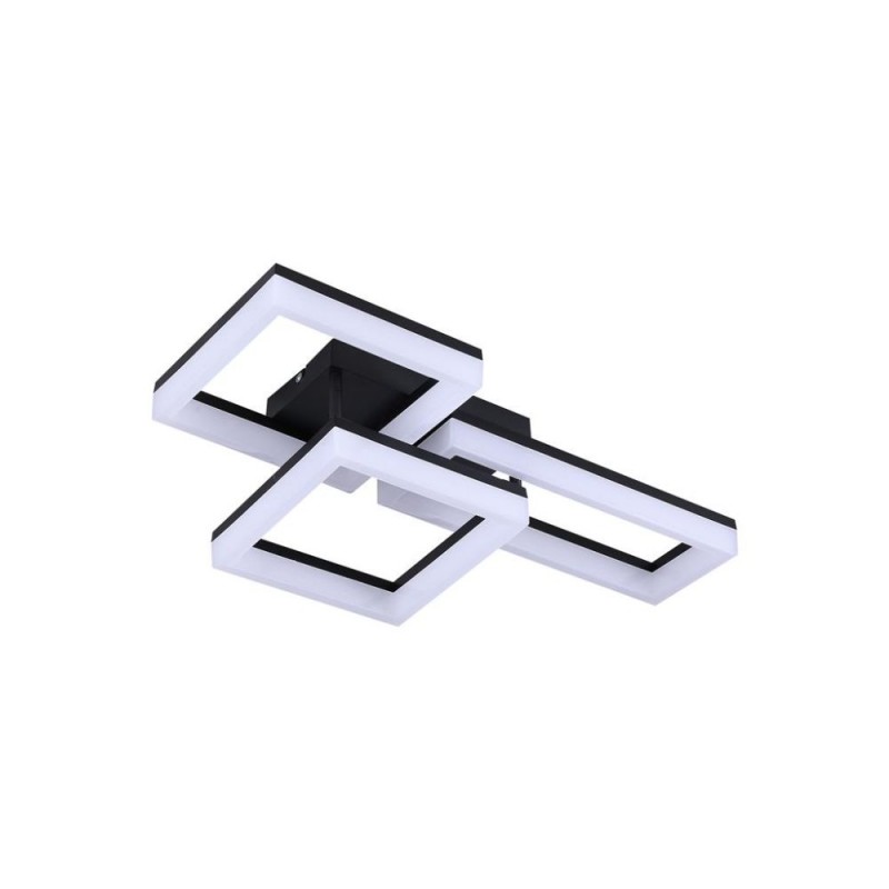 Searchlight-28612BK - Wall Art II - Matt Black LED Flush