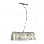 Tiara - Chrome 4 Light over Island Fitting with Crystal Tiara - Chrome 4 Light over Island Fitting with Crystal