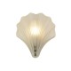 Searchlight-28980SS - Shell - Satin Silver Wall Lamp with Frosted Glass IP44