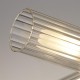 Searchlight-29984BK - Imperial - Matt Black 4 Light Flush with Ribbed Glass IP44