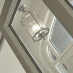 Bevelled Lanterns - Clear Glass & Chrome 3 Light Lantern Pendant Bevelled Lanterns - Clear Glass & Chrome 3 Light Lantern Pendant